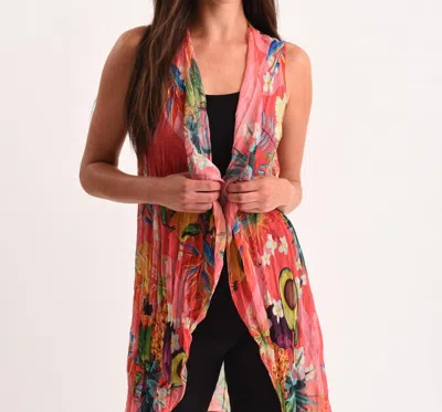 Angel The Hawaiian Escape Vest In Multi