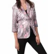 Angel Wild Wanderlust Blazer In Cream/pink In Pink