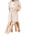 Angel Wings By Lucy Chika Chika Jacket In Beige In Brown