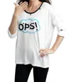 Angel Word Cloud Graphic Sweater In White Multi In White
