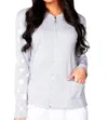 Angel Zip Bomber Jacket In Silver In Silver