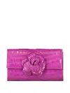 Angela Alvarez Demi Eva Bo Clutch Bag In Pink