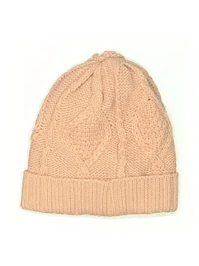 Pre-owned Angela & William Beanie Hat In Pink