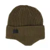 Angela & William Men's Sherpa Lined Cable Knit Winter Beanie With Ear Flap In Green