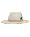 Angela & William Vintage-like Flat Brim Felt Fedora Ranch Hat In Lt Gray