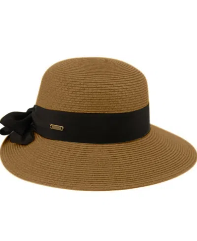 Angela & William Women's Brimmed Beach Sun Straw Hat In Light Brown