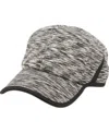 Angela & William Women's Ponytail Messy Buns Yoga Ponycap With Zipper Opening In Black