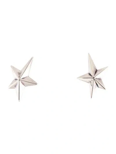 Pre-owned Angela Cummings Star Earclips In Multi