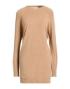 Angela Davis Woman Sweater Camel Size M Viscose, Polyester, Polyamide In Neutral