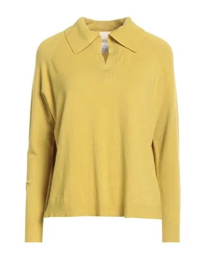 Angela Davis Woman Sweater Light Green Size M Viscose, Polyester, Polyamide