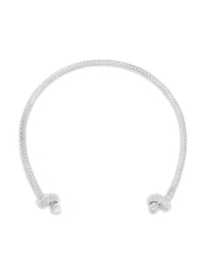 Angela Lago Atlantic Nautical Rope Sterling Silver Bracelet