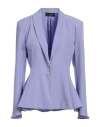 Angela Mele Milano Woman Blazer Lilac Size M Viscose, Polyester, Elastane In Purple