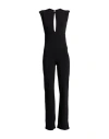 Angela Mele Milano Woman Jumpsuit Black Size S Viscose, Polyester, Elastane