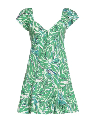 Angela Mele Milano Short Dresses In Green