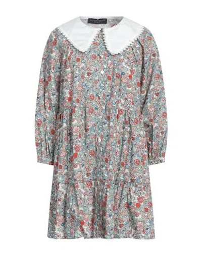 Angela Mele Milano Woman Mini Dress Off White Size M Cotton