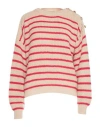 Angela Mele Milano Woman Sweater Beige Size Onesize Acrylic, Viscose, Wool, Alpaca Wool In Beige