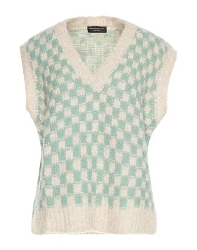 Angela Mele Milano Woman Sweater Light Green Size Onesize Acrylic, Mohair Wool, Wool, Polyamide