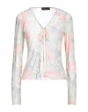 Angela Mele Milano Woman Top Light Green Size L Viscose, Polyester In Green