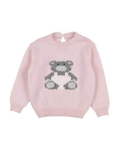 Angela P. Babies'  Newborn Girl Sweater Pink Size 3 Wool, Cashmere