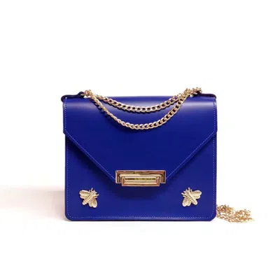 Angela Valentine Handbags Women's Gavi Mini Crossbody Bag In Blue