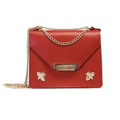 Angela Valentine Handbags Women's Gavi Mini Crossbody Bag In Red