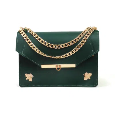Angela Valentine Handbags Women's Gavi Shoulder Bag In Emerald Green