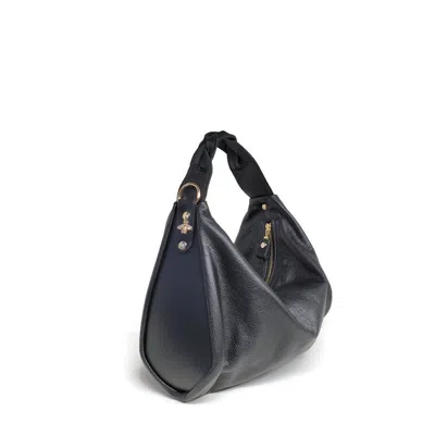 Angela Valentine Handbags Women's Melina Hobo Crossbody Bag In Black