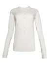 Angelica Montini Studios Button-front Top In White
