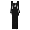 Angelika Jozefczyk Women's Black Velvet Gown With Cut-outs Glam Witch In Black