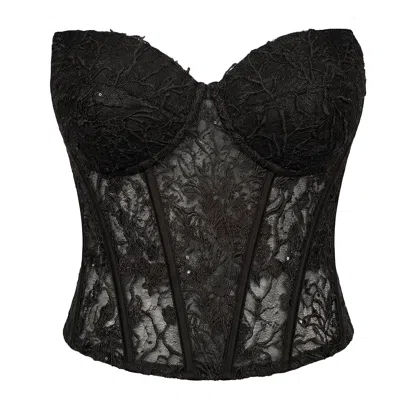 Angelika Jozefczyk Women's Catrice Lace Corset Top Black