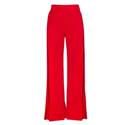 Angelika Jozefczyk Women's Corfu Trousers With Side Slits Red