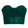Angelika Jozefczyk Women's Green Palermo  Corset Top Emerald In Green