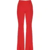 Angelika Jozefczyk Women's High-rise Flared Pants Palermo Red In Red