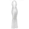 Angelika Jozefczyk Women's Monroe Evening Gown Silver In Silver