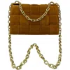 Angelika Jozefczyk Women's Neutrals Braided Suede Handbag Camel In Beige