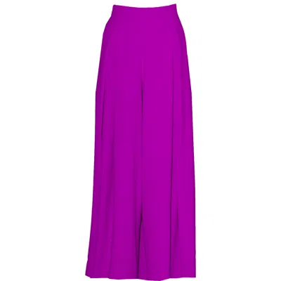 Angelika Jozefczyk Women's Pink / Purple Hera Wide-leg Trousers Violet