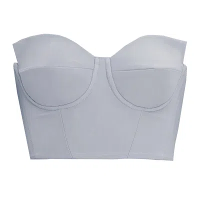 Angelika Jozefczyk Women's Sanremo Corset Top Grey | ModeSens