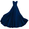 Angelika Jozefczyk Women's Satin Evening Gown Viena Navy Blue In Blue