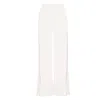 Angelika Jozefczyk Women's White / Neutrals Corfu Trousers With Side Slits Ecru
