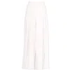 Shop Angelika Jozefczyk Women's White / Neutrals Wide-leg Trousers Hera Ecru