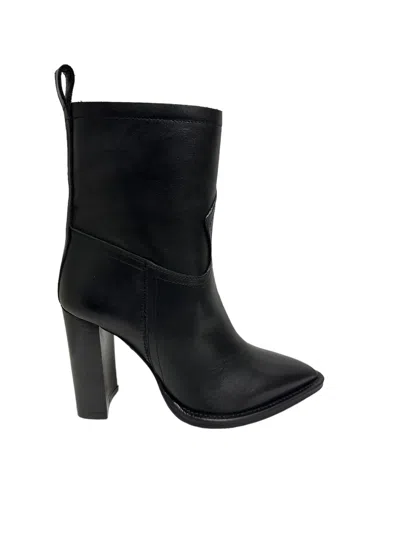 Angelo Bervicato - Black Leather Boot Art.b4280 (5106) B4280