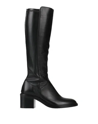 Angelo Bervicato Woman Boot Black Size 6 Calfskin