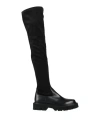 Angelo Bervicato Woman Boot Black Size 7.5 Leather In Black