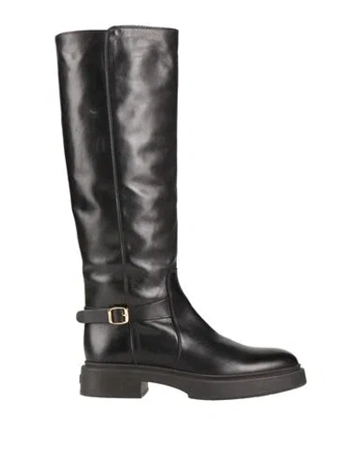 Angelo Bervicato Woman Boot Black Size 8 Calfskin