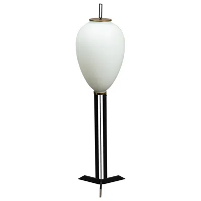 Pre-owned Angelo Lelii Angelo Lelli For Arredoluce Rare "pinguino" Floor Lamp In Transparent