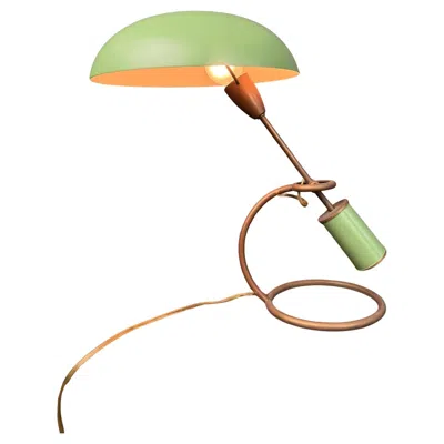 Pre-owned Angelo Lelii Angelo Lelli Table Lamp For Arredoluce Mod. Scrittoio 12297, 1949 In Sand