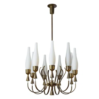 Pre-owned Angelo Lelii Chandelier, 1957 In Transparent