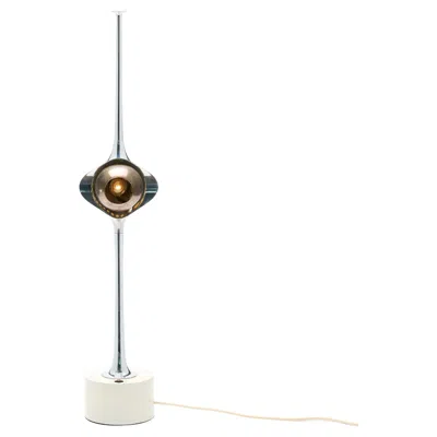 Pre-owned Angelo Lelii Cobra Table Lamp Model 12919 For Arredoluce Italy, C. 1962 In Transparent