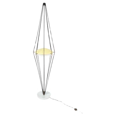 Pre-owned Angelo Lelii Floor Lamp 12628 "siluro"by  For Arredoluce, Italy, 1957 In Sand
