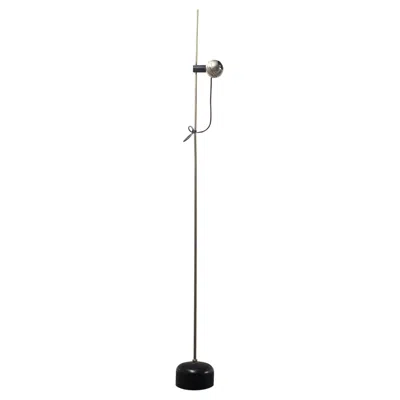 Pre-owned Angelo Lelii Floor Lamp 12923 Vogue Arredoluce, Italy 1960s In Black